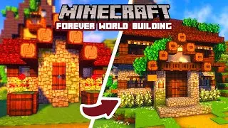 Minecraft Vanilla Remake: A Cozy Fantasy Tavern... [Exterior & Interior]