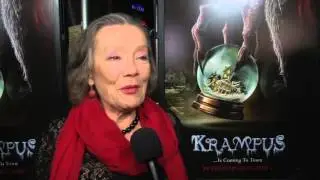 Krampus: Krista Stadler Red Carpet Movie Premiere Interview | ScreenSlam