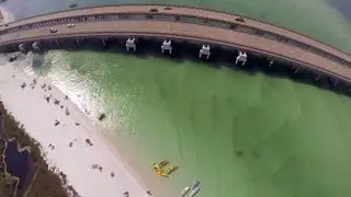 Destin Florida, Paddle Board, DJI F550 Hexacopter View of Carb Island Chad Kiehn
