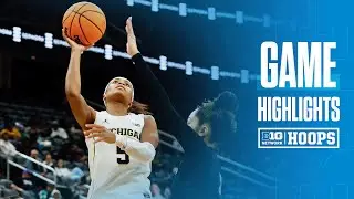 Michigan at Rutgers | HIGHLIGHTS | Big Ten Women's Basketball | 01/22/2026