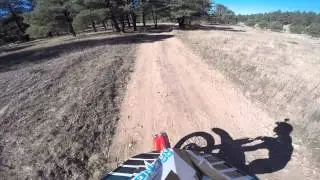 Dirt bike riding in northern AZ