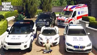 GTA 5 - Stealing Chinese Emergency Vehicles with Michael! | (Real Life Cars) #22