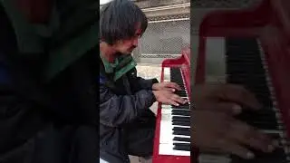 2020 Amazing Street Performance  |  Homeless man Playing Beautiful Piano in Street