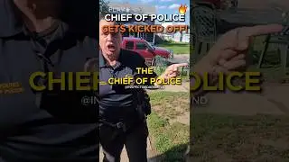 Chief Of Police Kicked Off Private Property by Homeowner! Cop Gets Trespassed and Dismissed!