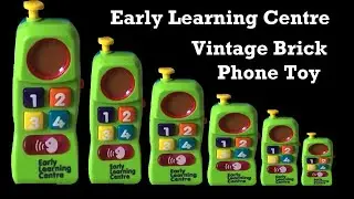 Retro Early Learning Centre Children&rsquo;s Kids Brick Play Telephone Phone Toy