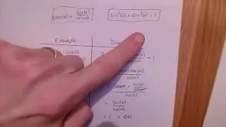 Examples of using trig identities