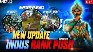 RANK PUSH TO  COSMIC INDUS BATTLE ROYALE LIVE!!#indus#gaming