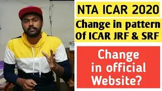 Pattern of ICAR JRF Exam 2020 || Krishi kranti IG || Official website
