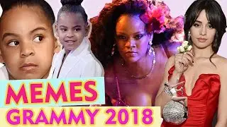 BLUE IVY RAINHA! ANALISANDO MEMES DO GRAMMY 2018 ft Foquinha | Maicon Tudo