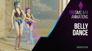Sims 4 + Sims 3 | Animation poses | Belly dance and singing | Free Download
