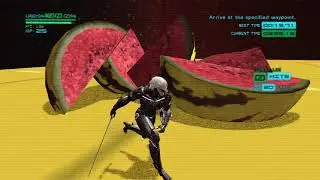 Custom Obstacle Course level in Metal Gear Rising: Revengeance