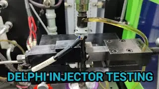 HOW TO CHECK DELPHI INJECTOR ! INJECTOR TESTING MACHINE ! BEST CRDI MACHINE