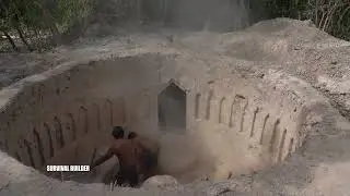 90 Day Build Secret Temple Underground House And Water Slide To Temple Tunnel Swimming Pools 2024
