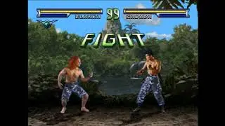 Street Fighter The Movie Trial Battle Balrog, E.Honda und Blanka Sega Saturn SAROO