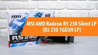 Распаковка MSI AMD Radeon R5 230 Silent LP / Unboxing MSI AMD Radeon R5 230 Silent LP