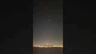 WATCH: Doha Skyline As Iranian Missiles Intercepted