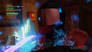 Zip Line Stabbing - Far Cry 3: Blood Dragon Gameplay (PC)