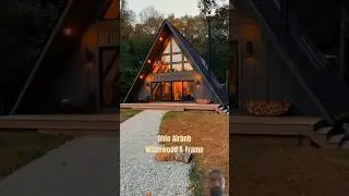 Dreamy A-Frame House 15-Sec Tour #realestate #airbnb #architecture #tinyhouse #cabin #nature #house