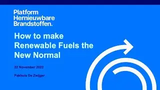 Rewatch: Live Lunch Seminar &mdash; How to Make Renewable Fuels the New Normal