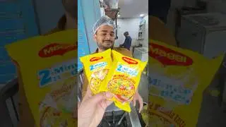 ₹150 Veg Masala Maggi Khaoge?😋🥵 | DELHI STREET FOOD #shorts #maggi #indianstreetfood