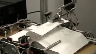 Early page-turning robot by Josh Young