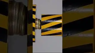 Coin Explosion: Watch What Happens When This Contraption Connects#coin #contraption