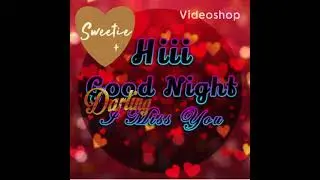 Good Night Sweetie with Music 🎶 | Good Night Gif WhatsApp Status | Romantic Wallpapers | Shorts 👍