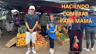 Mis hijos salieron a la feria para hacer las compras para la semana - JOHANNA