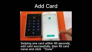 How does T12 tuya app smart door access controller work?