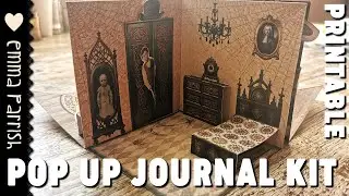 Victorian Haunted House Pop Up Journal Book Tutorial