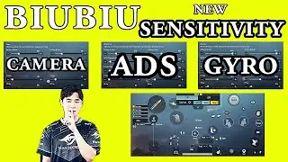 BiuBiu new sensitivity 2021 + claw controls | pubg mobile
