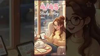 4/45 Challenge ✨ Studying Hard for My Dream | Study With Me Vlog