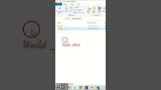 how to create folder named CON #con #folder #windowstricks @World_Tech143