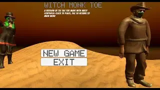 WitchMonkToe [Simple Tic Tac Toe 3D Game Made in Unity]