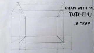HOW TO DRAW A TRAY | TUTORIAL