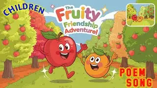 The fruity friendship adventure Poem | english poem | english poetry | poem song | kids poem