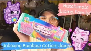 Opening Hatchimals 🌈Rainbow-Cation💐Llama Family Playset