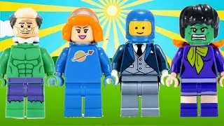 Wrong Heads with LEGO  SUPERHEROES Brick Building Funny Animation