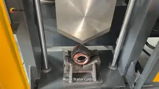 Motor Stator Recycling Machine | Copper Winding Cutting and Pulling