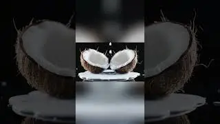 Crystal Coconut ASMR 🔮🥥 | Perfect Glass Break & Pour in 4k