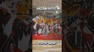 HAZBIN HOTEL POPUP SHOP IN JAPAN!! 😈 #Hazbinhotel #vizziepop #alastortheradiodemon  #ハズビンホテル
