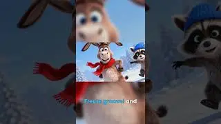 Donkey Kick & Snowflake Spin! Freeze Dance Fun!