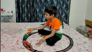 Play & Learn with Vihaan 🚆 | STEAM Train Fun | Kids Learning Video🤩 #ytshorts #train #tranding 