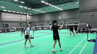 Badminton - Jevan/Aug VS Melson/Nic