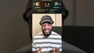 FT review Zimbabwe 2-3 South Africa #Afcon2025 #afconmorocco2025 