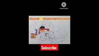 Drawing flags on map 🇵🇱 Poland(Polska) 🗺️#geography #europe#map#country#flag#trending#poland #shorts