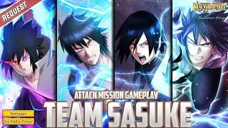 NxB NV: All Sasuke (Rinnegan) Attack Mission Gameplay (Request) | Naruto x Boruto Ninja Voltage