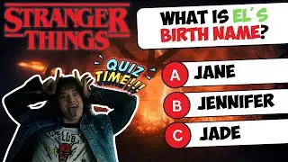Ultimate Stranger Things Trivia: Hardest Quiz EVER! (Easy, Medium, Hard)