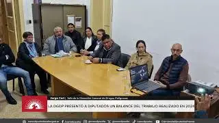 LA DGDP PRESENT&Oacute; A DIPUTADOS UN BALANCE DEL TRABAJO REALIZADO EN 2024