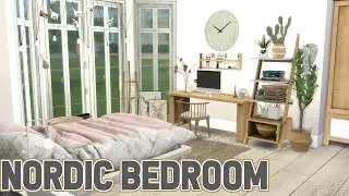 SIMS 4 SPEED BUILD // NORDIC BEDROOM
